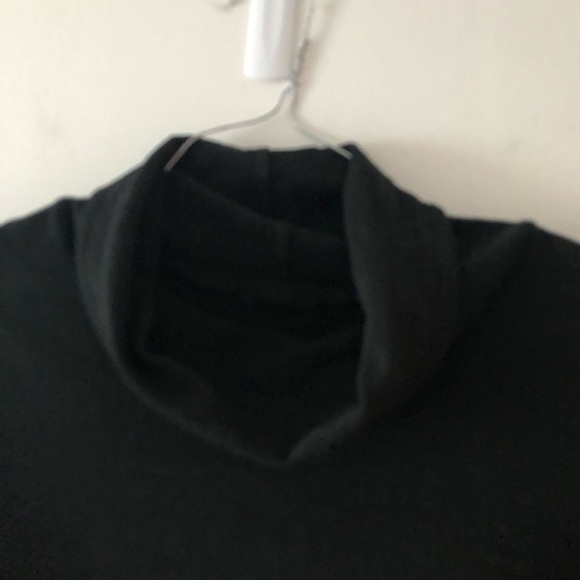 CP Shades Alla Turtleneck Knit Midi Dress in Black Cotton Size Medium - Picture 9 of 16